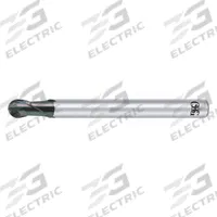 OSG Ball End Mill: Carbide, WXS Coated, 2 Flute, 1/32" Mill Dia, 3/64" LOC, 3" OAL (MPN 90110111)