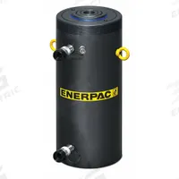 ENERPAC Hydraulic Ram: Double Acting, 100 ton Nominal Capacity, 12 in Nominal Stroke Lg, Steel (MPN HCR10012). Key specifications — attr98927: ENERPAC.