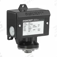 ASHCROFT Pressure Switch: 60 psi – 600 psi, B Series, 4 Pressure Connection Ports, 1/4" FNPT (MPN B424VXCYLM600). Key specifications — attr664141: ASHCROFT; attr1023632: 1/4" FNPT.