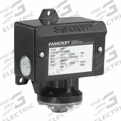 ASHCROFT Pressure Switch: 60 psi – 600 psi, B Series, 4 Pressure Connection Ports, 1/4" FNPT (MPN B424VXCYLM600). Key specifications — attr664141: ASHCROFT; attr1023632: 1/4" FNPT.
