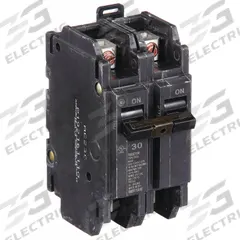 GE Miniature Circuit Breaker: THQC, 30 A, 120/240V AC, Single Phase, 10kA at 120/240V AC, Std (MPN THQC2130WL). Key specifications — Amps: 30 A; AC Voltage Rating: 120/240V AC; Phase: Single; Max. AIR Rating: 10kA at 120/240V AC; For Use With: GE Panelboards.