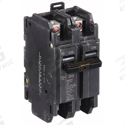 GE Miniature Circuit Breaker: THQC, 30 A, 120/240V AC, Single Phase, 10kA at 120/240V AC - THQC & THHQC Series, Unit-Mount GE Miniature Circuit Breakers