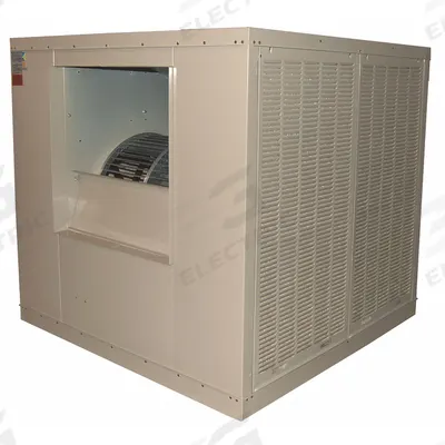 CHAMPION Ducted Evaporative Cooler: 10,000 sq ft, 2 in Pad Thick, 2 hp HP - Commercial Ducted Evaporative Coolers