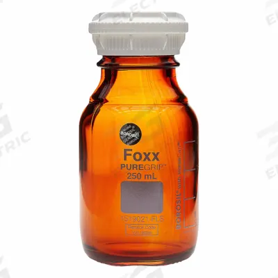 FOXX LIFE SCIENCES Glass Media, BOD, & Specialty Lab Bottles - Glass Lab Media Bottles: 500 mL