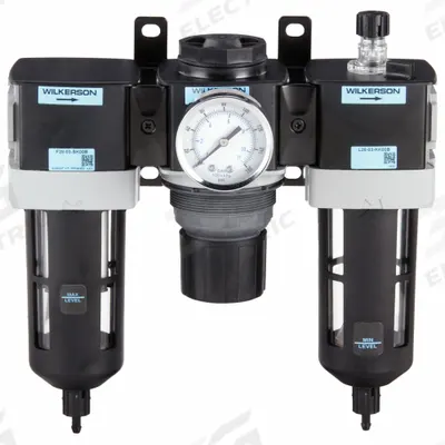 WILKERSON Filter/Regulator/Lubricator: 3/8 in NPT, 90 cfm, 150 psi Max Op Pressure - Wilkerson Filter, Regulator & Lubricators (FRLs)