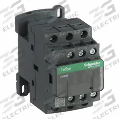 SCHNEIDER IEC Magnetic Contactor: Non-Reversing, 3 Poles, 3NO Contacts, 9 A, 110V AC Coil (MPN LC1D09F7). Key specifications — Brand: SCHNEIDER; Integrated Surge Suppression: No.