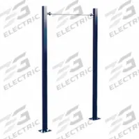 TRIACTIVE USA Horizontal Bar: 88 in Overall Ht, 62 in Overall Lg, 8 in Overall Wd, Blue/Green (MPN HBAR-B)
