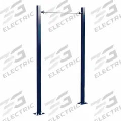 TRIACTIVE USA Horizontal Bar: 88 in Overall Ht, 62 in Overall Lg, 8 in Overall Wd, Blue/Green (MPN HBAR-B)