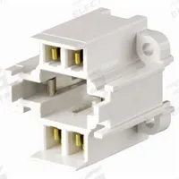 LEVITON Lampholder: Lamp Holder, 4-Pin (G24q-3), 1 3/8 in Overall Lg, 75 W Watt, 600V AC Volt, White (MPN 26725-419). Key specifications — attr234509: 4-Pin (G24q-3); attr234515: 600V AC; attr327041: Lamp Holder; attr239872: LEVITON; attr234516: White; attr234535: Universal Wattage Ballast Only.