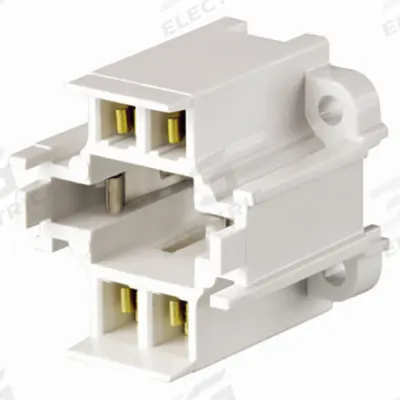 LEVITON Lampholder: Lamp Holder, 4-Pin (G24q-3), 1 3/8 in Overall Lg, 75 W Watt - Lampholders & Sockets
