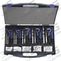 APPROVED VENDOR Thread Repair Kit: Tanged Tang Style, Free-Running, 7.5 mm Overall Lg, Plain, Plain (MPN 3520-WK1). Key specifications — Material Grade/Class: 18-8; Thread Direction: Right Hand; Insert Types Included: Helical Inserts; STI Tap Size: M5-0.80; Compatible Material: Metal; System of Measurement: Metric; Brand: APPROVED VENDOR; Drill Bit Size: 8.3 mm.