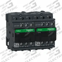 SCHNEIDER IEC Magnetic Contactor: Reversing, 3 Poles, 3NO Contacts, 18 A, 120V AC Coil (MPN LC2D18G7V). Key specifications — Brand: SCHNEIDER; Integrated Surge Suppression: No.