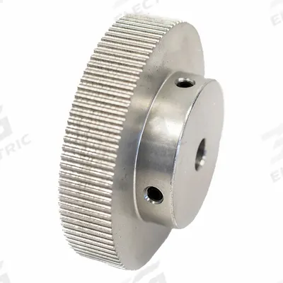 Dayton Timing Pulley: Modified Curvilinear, Fixed, For GT Timing Belt Section - GT Section Fixed-Bore Timing Pulleys with Hub