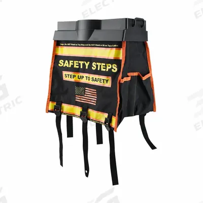 SAFETY STEPS Ladder Tool Bag: For Stepladders, Polypropylene - Trays