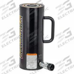 ENERPAC Cylinder: Single Acting, 50 ton Nominal Capacity, 8 in Nominal Stroke Lg, Aluminum (MPN RAC508). Key specifications — attr98927: ENERPAC.
