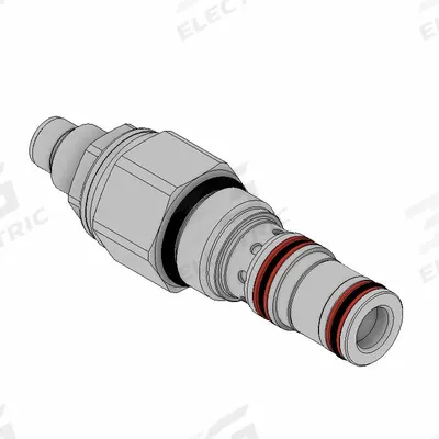 Parker Pressure Relief Valve: Steel, Screw-In, Screw Adjustment, Three-Way - Pressure Control Cartridge Valves