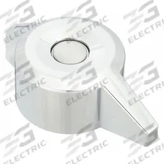 SYMMONS Handle: Chrome Finish, Lever Faucet Handle (MPN T-65). Key specifications — Brand: SYMMONS; Product Type: Handle; Handle Material: Plastic; Trim Finish/Color: Chrome.