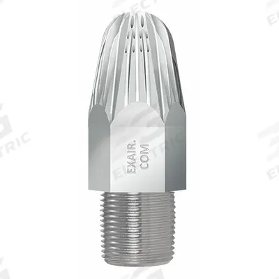 EXAIR Air Gun Nozzle: Aluminum/Zinc, 3 1/2 in Extension Lg - Exair Air Gun Nozzles