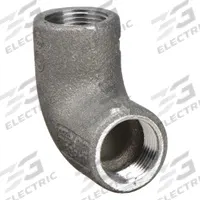 Elbow, 90 Degrees: Aluminum, Plain, ELF, 1 in Trade Size, Female to Female, NPT (MPN ELF90-100-A). Key specifications — Ends - Hazardous Fittings: 1 in FNPT x 1 in FNPT; Material: Aluminum; Finish: Plain; Brand: APPLETON ELECTRIC.