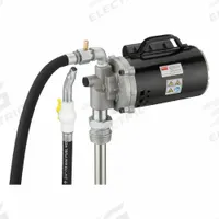DAYTON Electric Drum Pump: Pump with Hose & Nozzle, 1/2 hp HP, 115 V AC, 4 gpm, Aluminum (MPN 12F735). Key specifications — Brand: DAYTON.