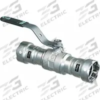 VIEGA MEGAPRESS Manual Two-Way Ball Valve: 1 in Nominal Valve Size, 316 Stainless Steel, Two-Piece (MPN 28985). Key specifications — attr1008219: VIEGA MEGAPRESS; attr1017896: Locking Lever.