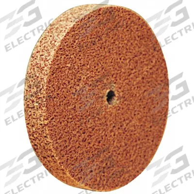SCOTCH-BRITE Unitized Wheel: 2 in Dia x 3/4 in W, 1/4 in Arbor Hole, Aluminum Oxide - Deburring Wheels for Carbon Steel & Soft Metals