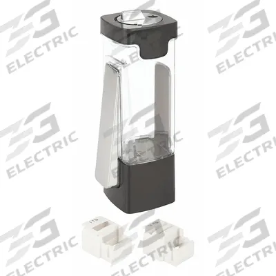 HONEY-CAN-DO Sugar Dispenser: For Sugar Food Type, 6 oz Capacity, ABS Body, Black - Shakers with Tops
