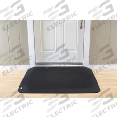 EZ EDGE Door Ramp: 46 in Lg, ADA Compliant, Black, Rubber (MPN MRAEZ2170). Key specifications — Brand: EZ EDGE.