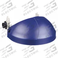 3M Face Shield Mounting Bracket: Slotted Attachment Type, Thermoplastic, Blue (MPN 82502-00000). Key specifications — Attachment Type: Slotted; Product Type: Bracket; Material: Thermoplastic; Color: Blue; For Use With: Face Shield; Brand: 3M; Compatible with Grainger Part Number: 2ELX2; Compatible with Manufacturer Model Number: WCP96G.