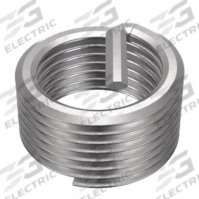 HELI-COIL Helical Insert: Tanged Tang Style, Free-Running, M18-1.50 Thread Size, Plain - Free-Running Tanged Helical Inserts