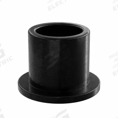 OILITE Flanged Sleeve Bearing: PEEK, 3/8 in Bore, 1/2 in OD, 1/2 in Overall Lg - Low-Friction Plastic Flanged Sleeve Bearings