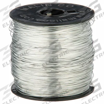 MALIN Baling Wire: Galvanized Annealed, Galvanized, 20 ga Wire Gauge - Spool Baling Wire