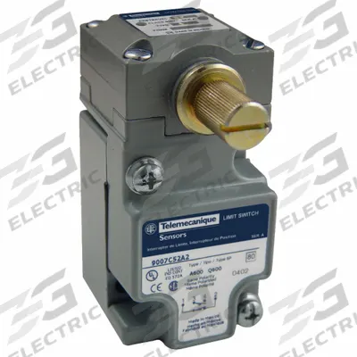 TELEMECANIQUE SENSORS Plug-In Limit Switch: Roller Lever, Metallic, Maintained, Plug-In - Rotary-Motion Limit Switches without Levers