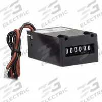 TRUMETER Electromechanical Counter: Front Panel Mounting, 1 in x 1 3/8 in, 12 V DC – 24 V DC, Analog (MPN R8-4916). Key specifications — Mounting Style: Front Panel; Standards: REACH; Brand: TRUMETER; Manufacturer Part Number: R8-4916.