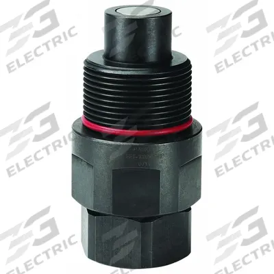PARKER Hydraulic Quick Connect Hose Coupling: 3/8 in Coupling Size, Steel - Parker FET Series Hydraulic Quick-Connect Coupling Plugs