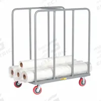 LITTLE GIANT Platform Truck: 3,600 lb, 60 in L x 24 in W x 9 in H Deck, Solid, 12 ga Deck, Smooth (MPN OE-2460-6PY). Key specifications — Side Panel Type: No Side Panels; Brand: LITTLE GIANT; Color: Gray; Caster/Wheel Configuration: (2) Rigid.