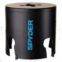 SPYDER Hole Saw: 3 1/4 in Saw Dia., 1 Teeth per Inch, 2 in Max. Cutting Dp, 1/2"-18 Thread Size (MPN 600036CF). Key specifications — attr1098070: 1; attr1098087: SPYDER; attr1098073: 1/2"-18.