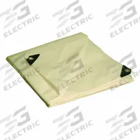 APPROVED VENDOR Tarp: 24 ft Lg, 18 ft Wd, Std Duty, 10 mil, Polyethylene, White, 5.5 oz/sq yd (MPN 31824). Key specifications — Color: White; Brand: APPROVED VENDOR; Includes: Plastic Cap Reinforced Corners.