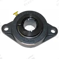 SEALMASTER 2 Bolt Flange Bearing: Radial Ball, 1 15/16 in Bore, Cast Iron, Concentric Collar (MPN MSFT-31). Key specifications — Bore Type: Cylindrical; Brand: SEALMASTER; Lubricant Material: NLGI #2 Equivalent; Mounting Bolt Size: 9/16 in; System of Measurement: Inch.