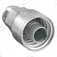 AEROQUIP Hydraulic Crimp Fitting: Steel x Steel, Straight, -10 For Hose Dash Size, Male x Genderless (MPN 1AA10MJ8). Key specifications — Fitting Gender: Male x Genderless; Fitting Connection Type: JIC x Crimp; Thread Size: 7/8"-14; For Hose Dash Size: -10; Brand: AEROQUIP.