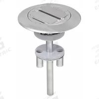 HUBBELL WIRING DEVICE-KELLEMS Fire Rated Poke Through: Round, (3) 3/4 in For Conduit Sizes, Aluminum (MPN S1PT4X4AL). Key specifications — Cover Color: Aluminum; For Conduit Sizes: (3) 3/4 in; Brand: HUBBELL WIRING DEVICE-KELLEMS; Includes Cover: Cover Included.