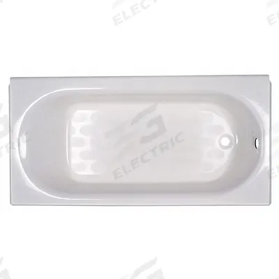 AMERICAN STANDARD Recess Bath: Right Drain Location, 14 in Overall Ht, 60 in Overall Lg - Alcove Bathtubs