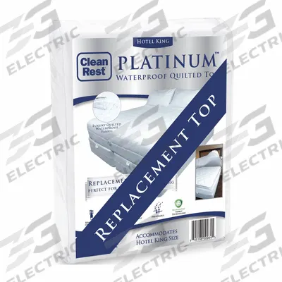 CLEANREST Mattress Pad: Hotel King, Mattress Pad - Mattress Pads