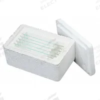 Lab Slide Mailer: Slides Holds Container, 10 Slides, 2 in Outside Ht, 4 in Outside Lg, Polystyrene (MPN 369). Key specifications — Brand: THERMOSAFE; Color: White; Holds Container Style: Slides; Material: Polystyrene; Standards: DOT.