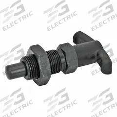 JW WINCO Indexing Plungers with T-Handle: Nonlocking, Steel Body & Plunger, M12x1.5, 6.5 N to 19 N (MPN 817.4-6-6-M12X1.5-BK). Key specifications — attr1041850: JW WINCO.