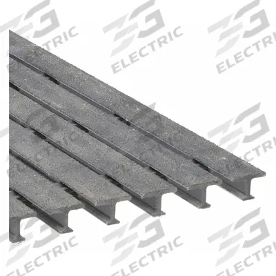FIBERGRATE Fiberglass Pultruded Grating: Structural Grating, 24 in x 6 ft Nominal Size (WxL) - Flame-Resistant Structural Grating