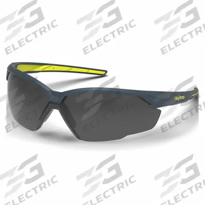HEXARMOR Safety Glasses: Gray 12% Lens, Half-Frame, Anti-Fog/Hard Coat/TruShield - Padded Comfort-Fit Safety Glasses