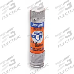 MERSEN Fuse: Class RK1, A2D-R Series, Time-Delay, 75 A, 250 V AC, 250 V DC, Indicating (MPN A2D75R). Key specifications — Series: A2D-R; Brand: MERSEN.