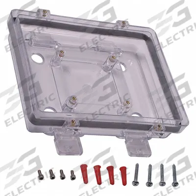 SAFETY TECHNOLOGY INTERNATIONAL B Style Backbox Kit: Polycarbonate - Spacers for Alarm & Wall Fixture Covers