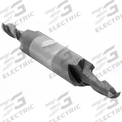 CLEVELAND Square End Mill: Carbide, TiAlN Coated, Double End, 2 Flute, 1/8" Mill Dia, 1/4" LOC (MPN C80171)